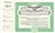 Goes® Eagle Stock Certificates, Green, 100 per package