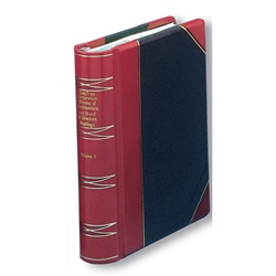 Hylson Minute Book Halfbound Leather