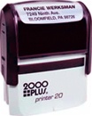 Custom 2000Plus Printer Stamp