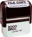 Custom 2000Plus Printer Stamp