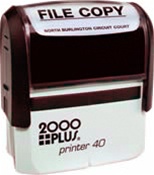 Custom 2000Plus Printer Stamp