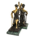 Kneeling Lady Justice Bookends