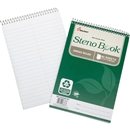 SKILCRAFT  Recycled Paper Steno Book, 6 pads