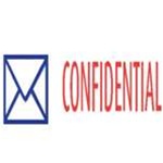 Two-Color Stock Stamp CONFIDENTIAL