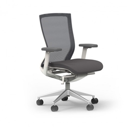 iDesk Oroblanco Coal Mesh Task Chair 402W by Cherryman