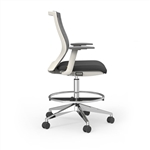 Cherryman Industries iDesk Series 405W Oroblanco Hi Task Drafting Chair