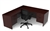 Amber Desk AM-316N with Suspended Pedestals by Cherryman