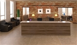 Amber Series Multi User U Shaped Reception Desk AM-404N by Cherryman Industries