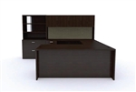 Amber Series Executive U-Desk Set AM-405N by Cherryman