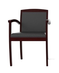 Jade Series Mahogany Guest Chair CHAIR-30 by Cherryman