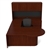 Ruby Collection Modern Office Desk Set RU-258 by Cherryman