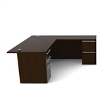 Verde VL-621N L Desk with Storage by Cherryman