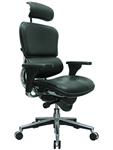 Ergohuman Black Leather High End Office Chair LE9ERG by Eurotech