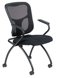Flip Series Nesting Chair with Arms NT5000ARM by Eurotech
