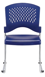 Aire Series Navy Blue Stack Chair S4000 by Eurotech (4 Pack!)