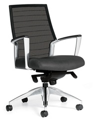 Global Accord Medium Back Mesh Chair 2677LM-2