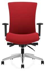 Vion 6331-0 High Back Office Chair with Back Angle Adjustment by Global