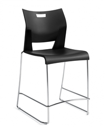 Armless Duet Barstool 6631 by Global