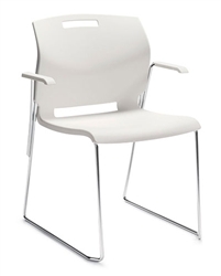 Popcorn Series Stacking Armchair 6710 by Global