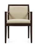 Layne Series Wood Reception Area Armchair 8525T by Global