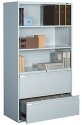 9300 Multi Stor Exhibit Cabinet 9336P-5FX by Global