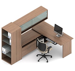 Princeton Modular Office Desk Configuration A10 by Global