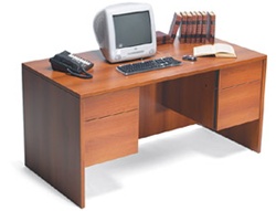 Adaptabilities Double Pedestal Desk by Global