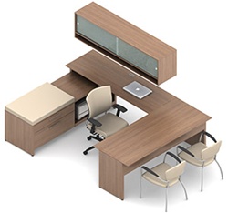 Princeton Modular Executive Desk A4G by Global