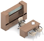 Princeton Executive Office Furniture Configuration C1F1 by Global