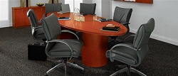 Easton 10' Wood Veneer Conference Table by Global