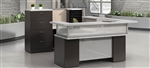 U Shaped Zira Series Reception Desk by Global Total Office