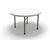 Event Series 60" Round Folding Table 770060 by Mayline