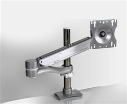 EZKC1 Single Screen Pole Mounted Monitor Arm by Mayline