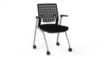 Mayline KTX1 Flex Back Thesis Series Training Room Chairs with Arms