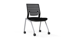 Mayline KTX2 Flex Back Thesis Series Armless Training Room Chairs