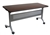 Mayline LF2460 - 60" x 24" Flip-N-Go Training Room Table with Silver Base