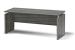 6' Medina Credenza with Gray Steel Laminate Finish by Mayline