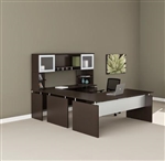 Medina Mocha Straight Front U Desk MNT39LDC by Mayline