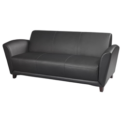 Santa Cruz Leather Reception Sofa VCC3 by Mayline