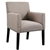 Modway Chloe Upholstered Guest Chair with Wood Legs