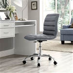 Modway Ripple Armless Vinyl Office Chair EEI-1532