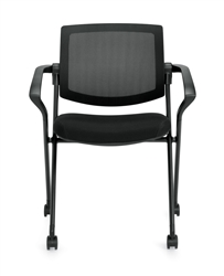 Offices To Go Mesh Back Flip Seat Nesting Chair