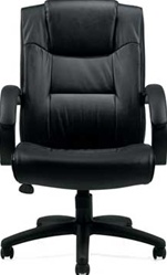 Black Leather Office Chair 11618B by Offices To Go