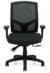 Offices To Go Mesh Back Desk Chair with Multi Functional Arms 11769B