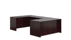 Offices To Go SL-A-AML Mahogany U Desk