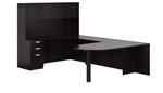 Offices To Go Executive Style Desk Layout with Hutch - SL-F-AEL