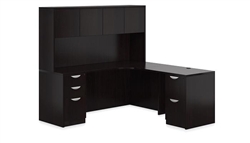 Executive Corner Desk with Hutch SL-L-AEL by Offices To Go