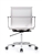 Joan Stylish White Mesh Office Chair with Chrome Frame by Woodstock