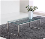 Woodstock Marketing Sly Contemporary Glass Coffee Table