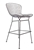 Contemporary Polished Metal Bar Stool by Woodstock